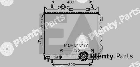 Eaclima 31R12033 — Radiator, engine cooling