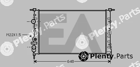 Eaclima 31R60051 — Radiator, engine cooling