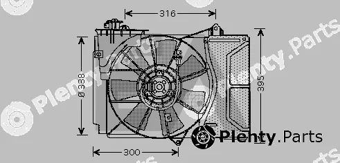 Eaclima 33V71001 — Fan, engine cooling