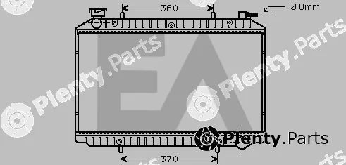 Eaclima 31R18174 — Radiator, engine cooling