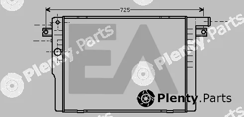 Eaclima 31R07037 — Radiator, engine cooling