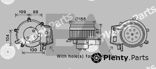 Eaclima 42A50019 — Electric Motor, interior blower