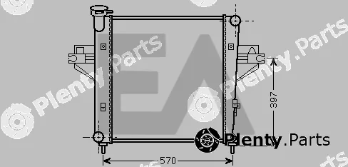 Eaclima 31R33014 — Radiator, engine cooling