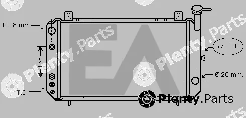 Eaclima 31R18019 — Radiator, engine cooling