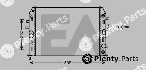 Eaclima 31R52089 — Radiator, engine cooling