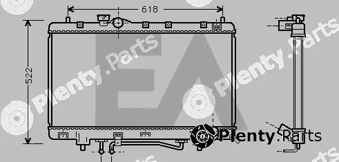 Eaclima 31R71121 — Radiator, engine cooling