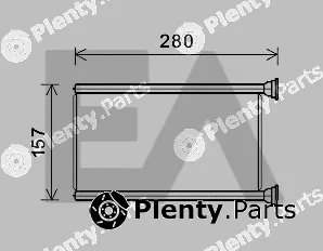 Eaclima 45C33002 — Heat Exchanger, interior heating