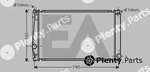 Eaclima 31R71207 — Radiator, engine cooling