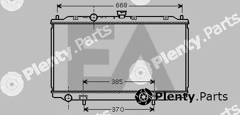 Eaclima 31R18086 — Radiator, engine cooling