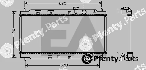 Eaclima 31R26031 — Radiator, engine cooling