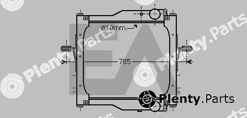 Eaclima 31R59053 — Radiator, engine cooling