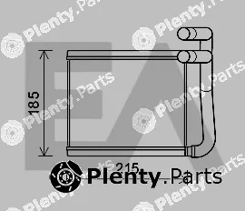 Eaclima 45C28033 — Heat Exchanger, interior heating