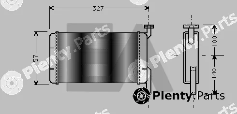 Eaclima 45C07001 — Heat Exchanger, interior heating