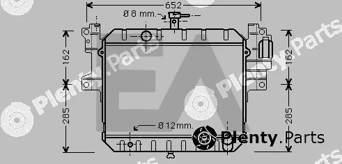 Eaclima 31R19025 — Radiator, engine cooling