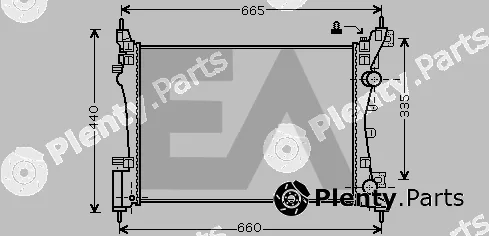 Eaclima 31R54212 — Radiator, engine cooling