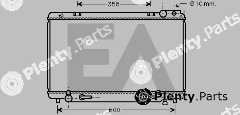 Eaclima 31R71075 — Radiator, engine cooling