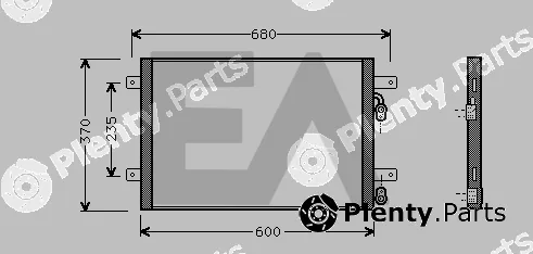 Eaclima 30C77012 — Condenser, air conditioning