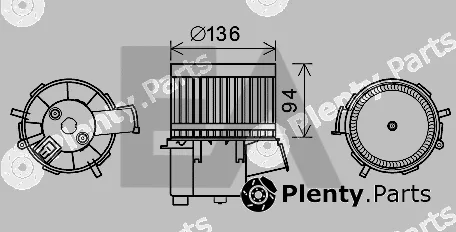 Eaclima 42A25012 — Electric Motor, interior blower