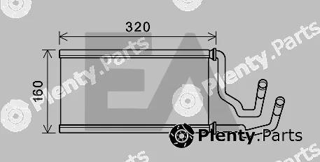 Eaclima 45C08001 — Heat Exchanger, interior heating