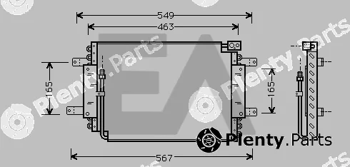 Eaclima 30C69005 — Condenser, air conditioning
