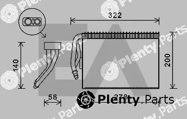 Eaclima 43B62002 — Evaporator, air conditioning