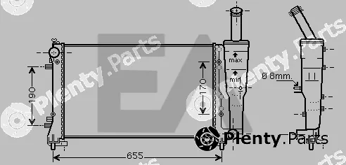 Eaclima 31R25120 — Radiator, engine cooling