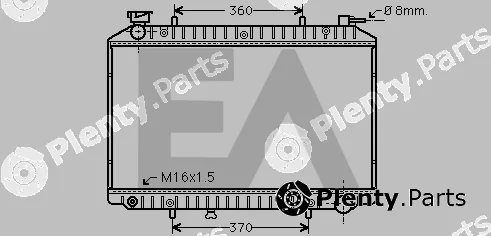 Eaclima 31R18171 — Radiator, engine cooling