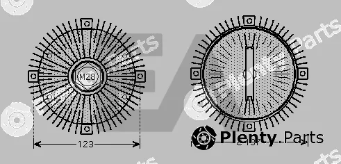 Eaclima 35C50D04 — Fan Wheel, engine cooling