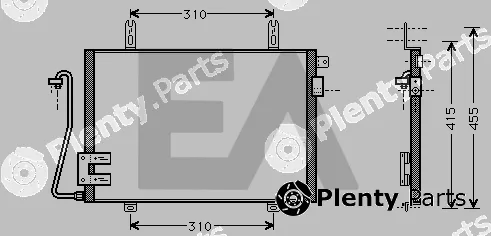 Eaclima 30C60014 — Condenser, air conditioning