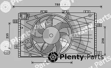 Eaclima 33V54051 — Fan, engine cooling