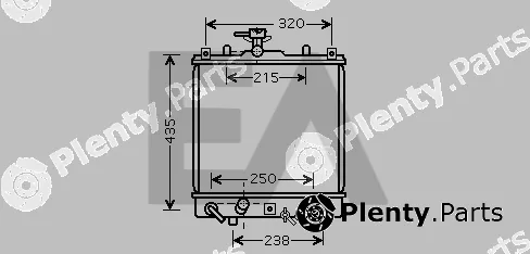 Eaclima 31R69045 — Radiator, engine cooling