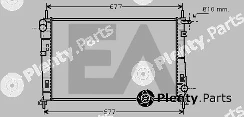 Eaclima 31R22116 — Radiator, engine cooling