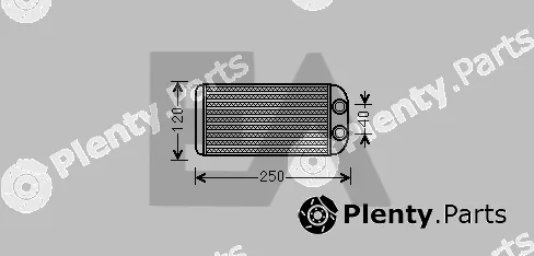 Eaclima 45C71008 — Heat Exchanger, interior heating