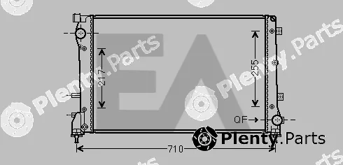 Eaclima 31R25064 — Radiator, engine cooling