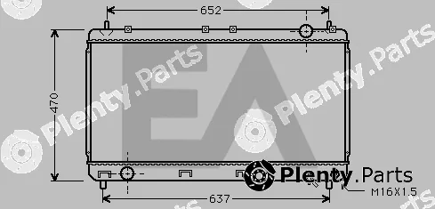 Eaclima 31R71122 — Radiator, engine cooling