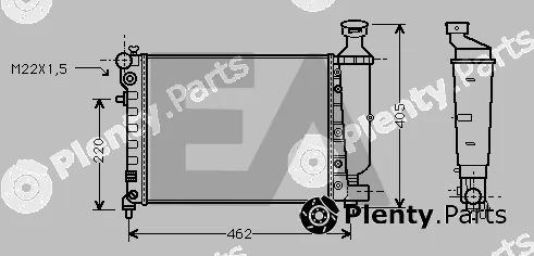Eaclima 31R55062 — Radiator, engine cooling