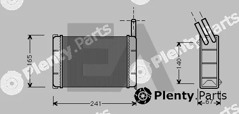 Eaclima 45C22001 — Heat Exchanger, interior heating
