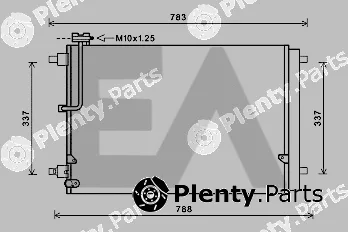Eaclima 30C02030 — Condenser, air conditioning