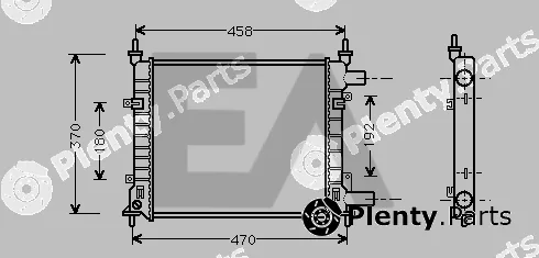 Eaclima 31R22071 — Radiator, engine cooling