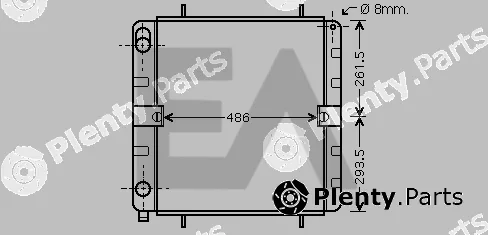 Eaclima 31R77019 — Radiator, engine cooling
