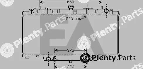 Eaclima 31R18105 — Radiator, engine cooling