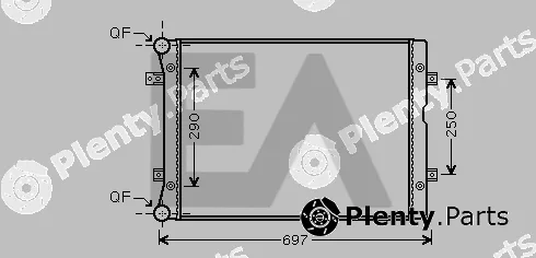 Eaclima 31R77117 — Radiator, engine cooling