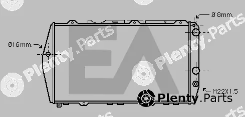 Eaclima 31R02017 — Radiator, engine cooling