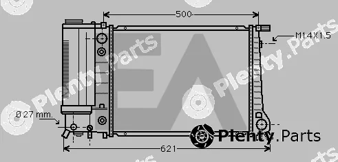 Eaclima 31R07033 — Radiator, engine cooling