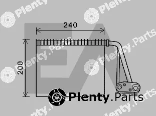 Eaclima 43B60008 — Evaporator, air conditioning