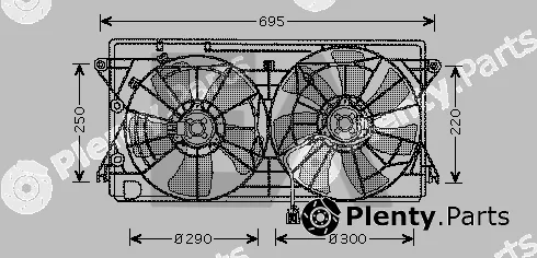 Eaclima 33V71045 — Fan, engine cooling