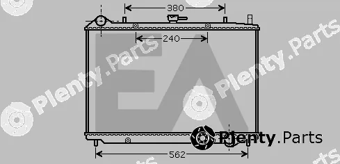 Eaclima 31R54122 — Radiator, engine cooling