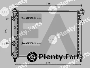Eaclima 31R54241 — Radiator, engine cooling