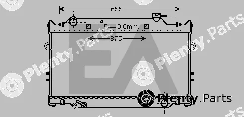 Eaclima 31R71155 — Radiator, engine cooling