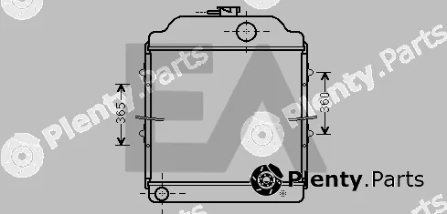 Eaclima 31R46008 — Radiator, engine cooling